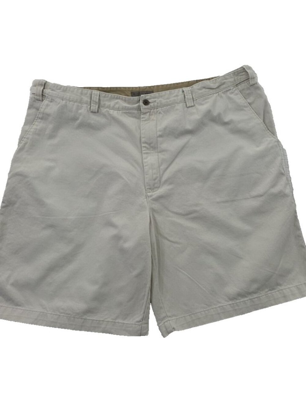 Geoffrey Beene Golf Shorts Mens 44 Tan All Cotton 9" Inseam Expandable Waist